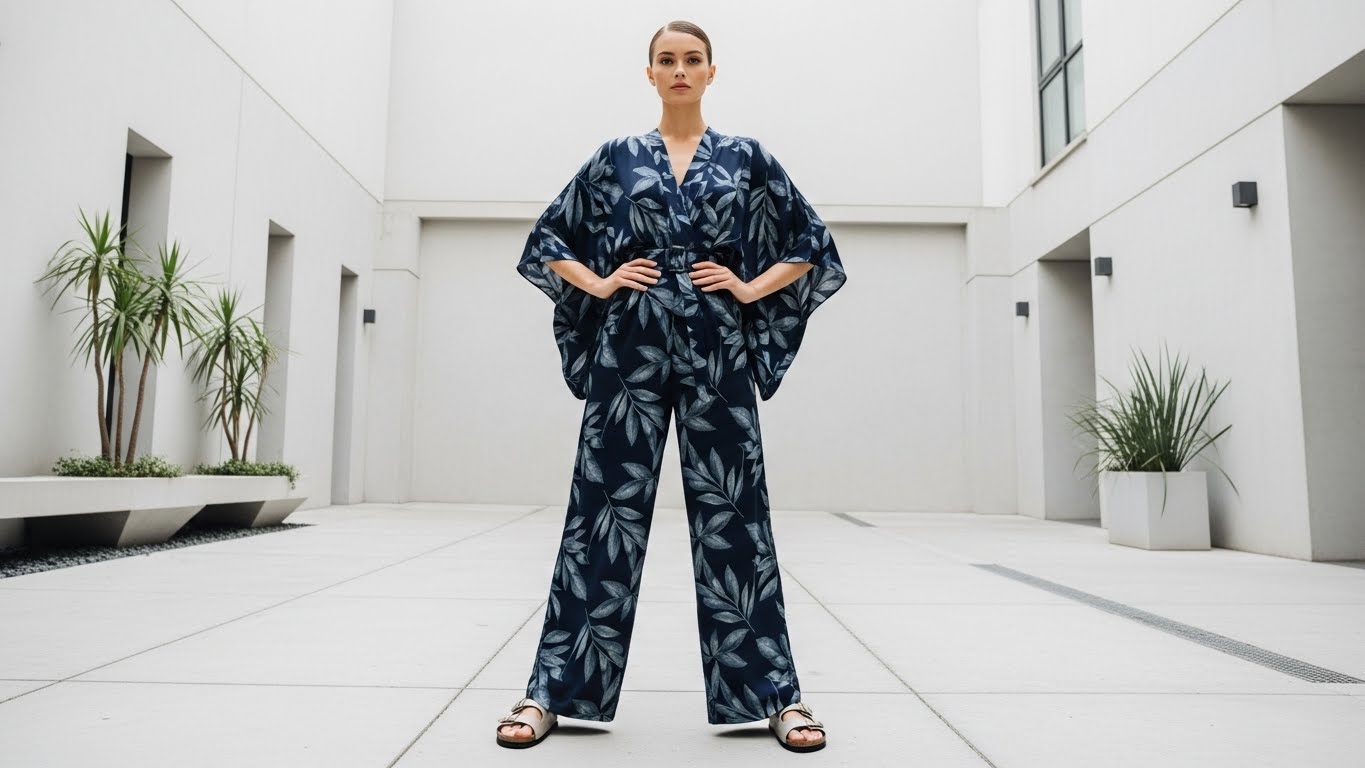 How to Wear Kimono Sleeve Jumpsuits | Style Tips