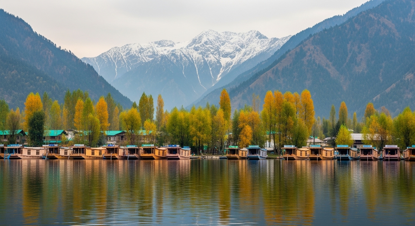 When Paradise Freezes: Kashmir's Winter Transformation at Minus 5.6 Degrees