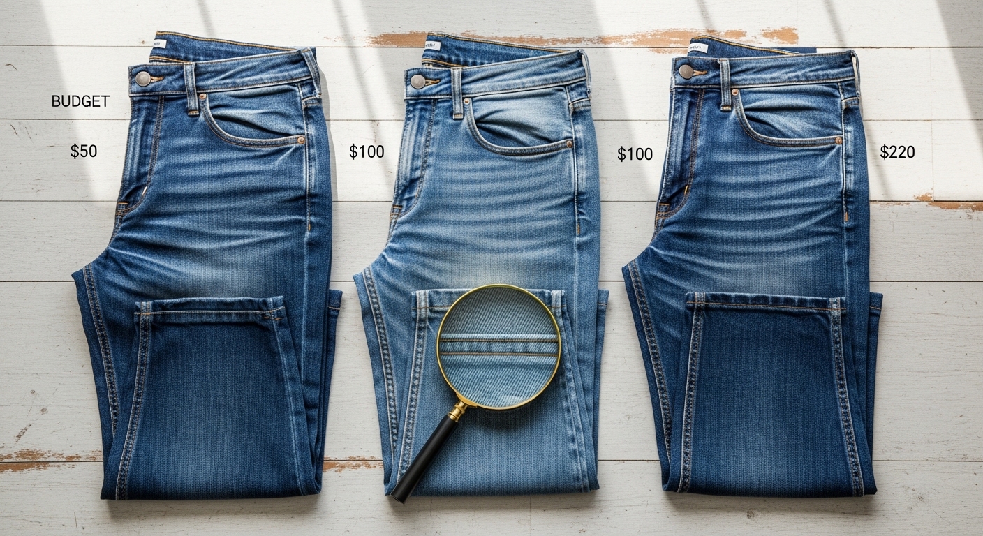$50 vs. $200 Jeans: Real Fabric Quality Test