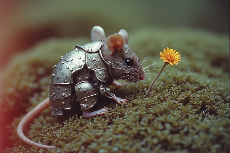 Artist Creates Intricate Armor for Mice