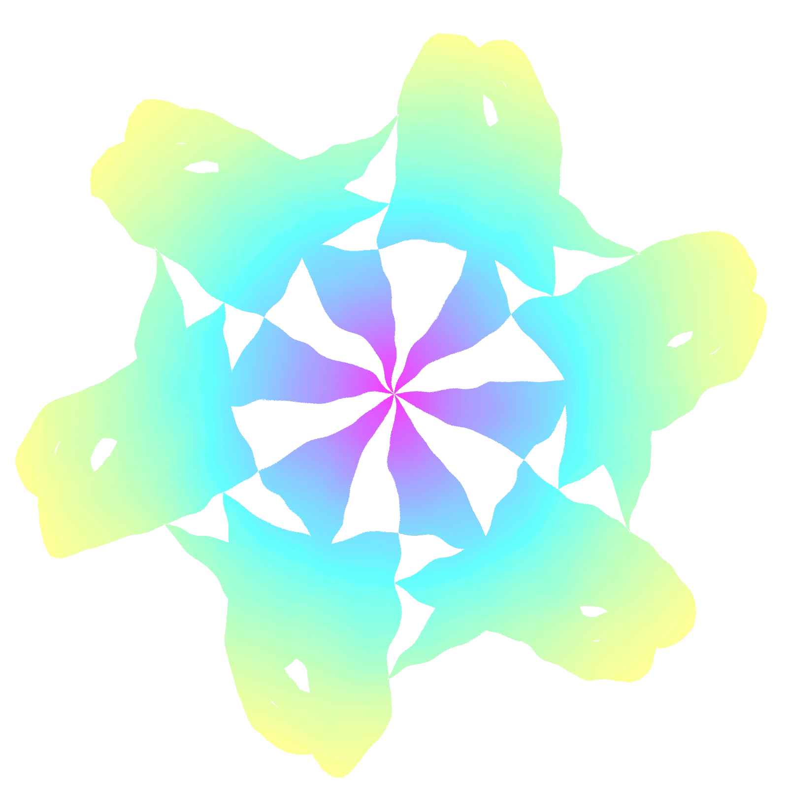 Weierstrass Function - Chain Stitch Generative Pattern