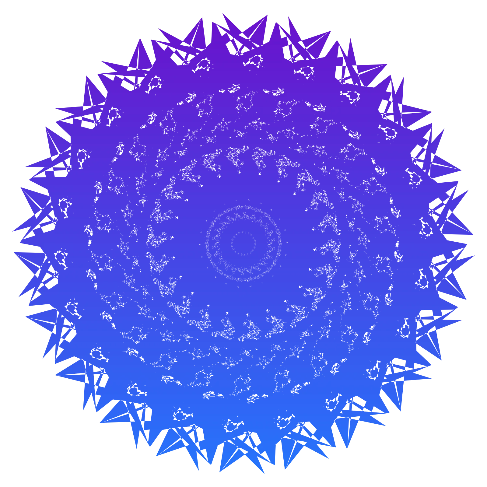 Golden Folium - Crewel Embroidery Generative Pattern