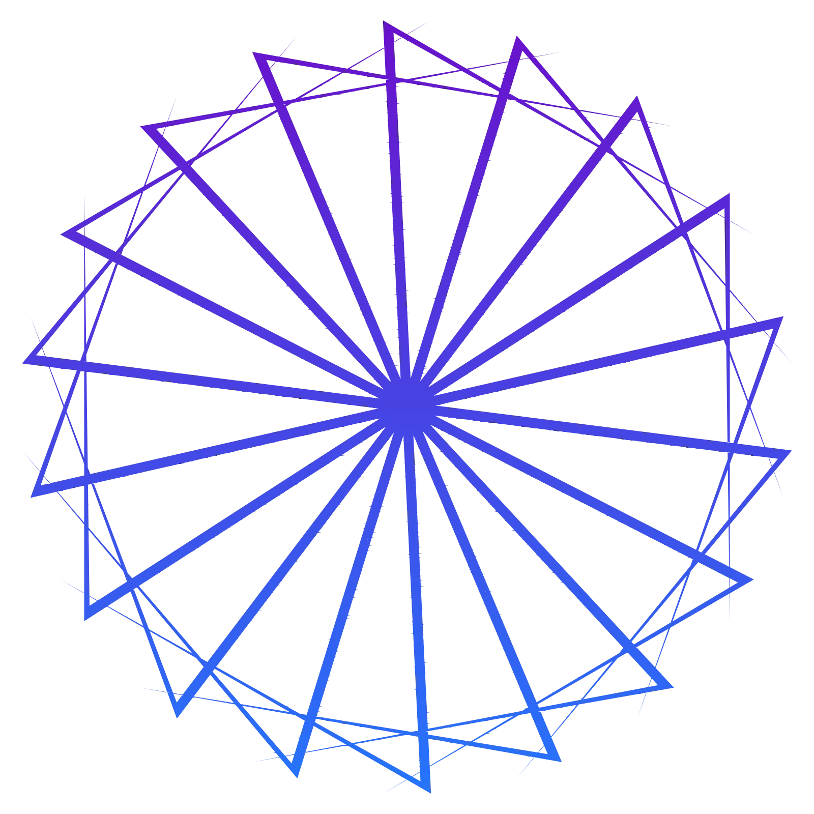 Fibonacci Quasicrystal - Rose Floral Generative Pattern