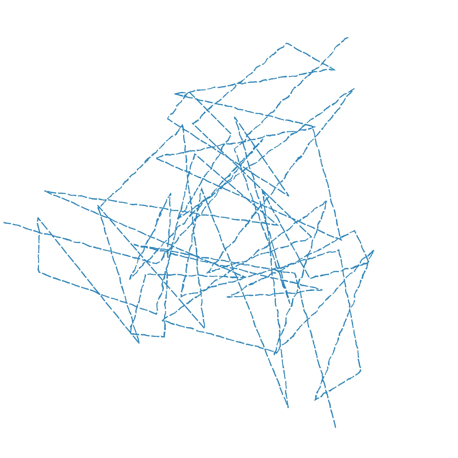 Smooth Burning Ship - Honeycomb Generative Pattern