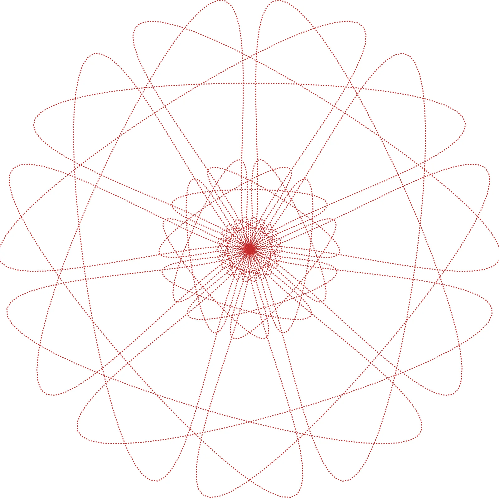 Sunburst - Cross Stitch Generative Pattern