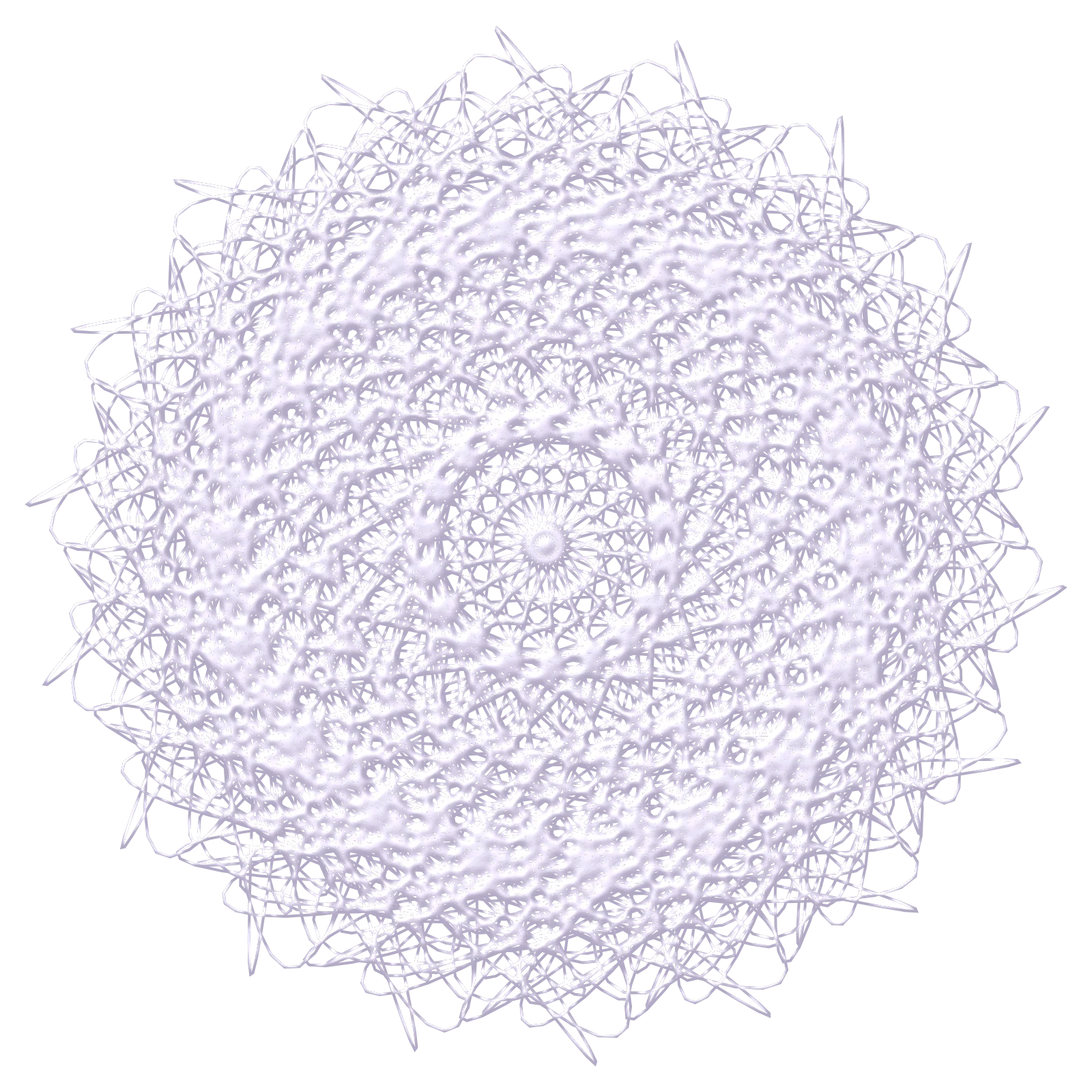 Flying Geese - Dotted Contours Generative Pattern