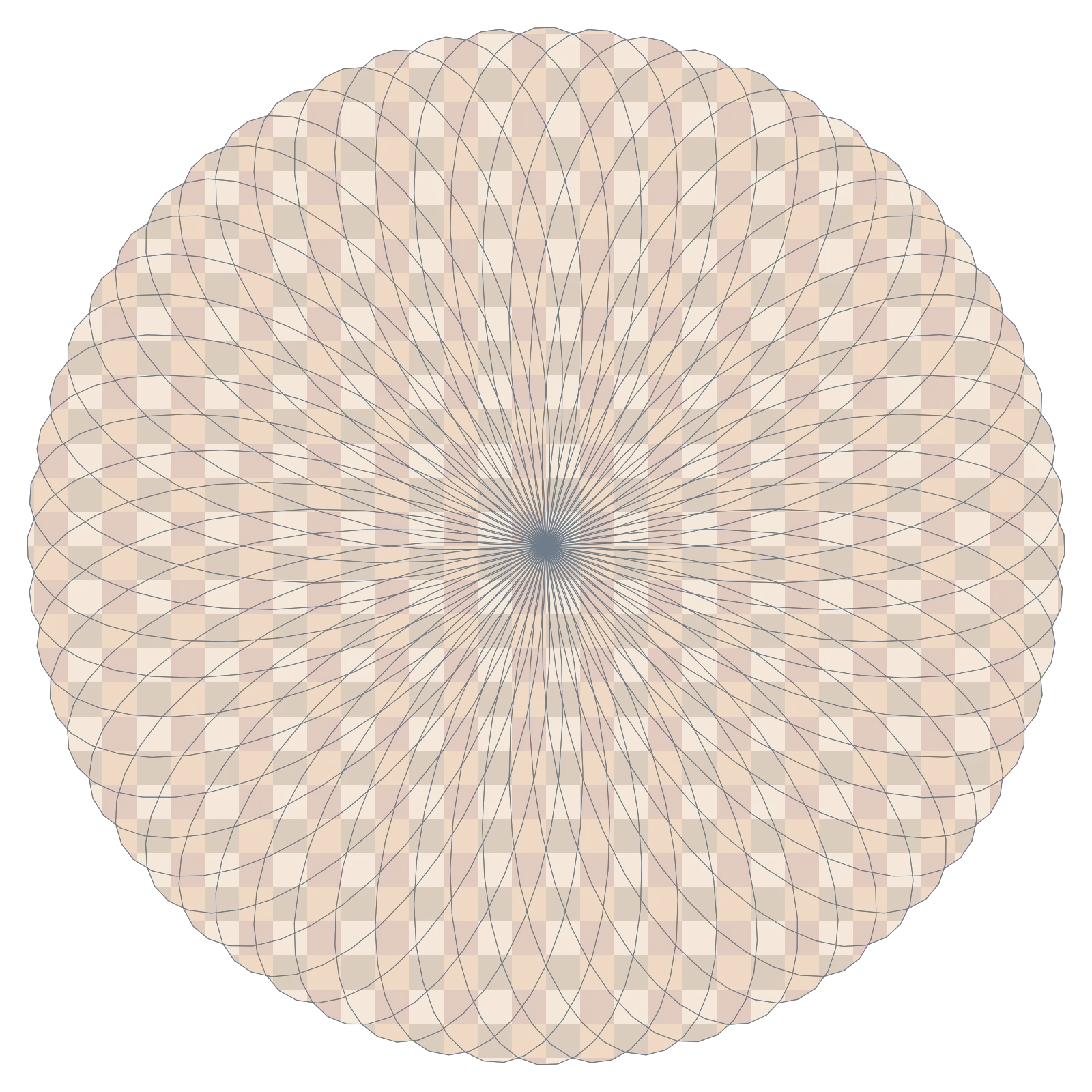 Breathing Logarithmic Spiral - Felting Generative Pattern