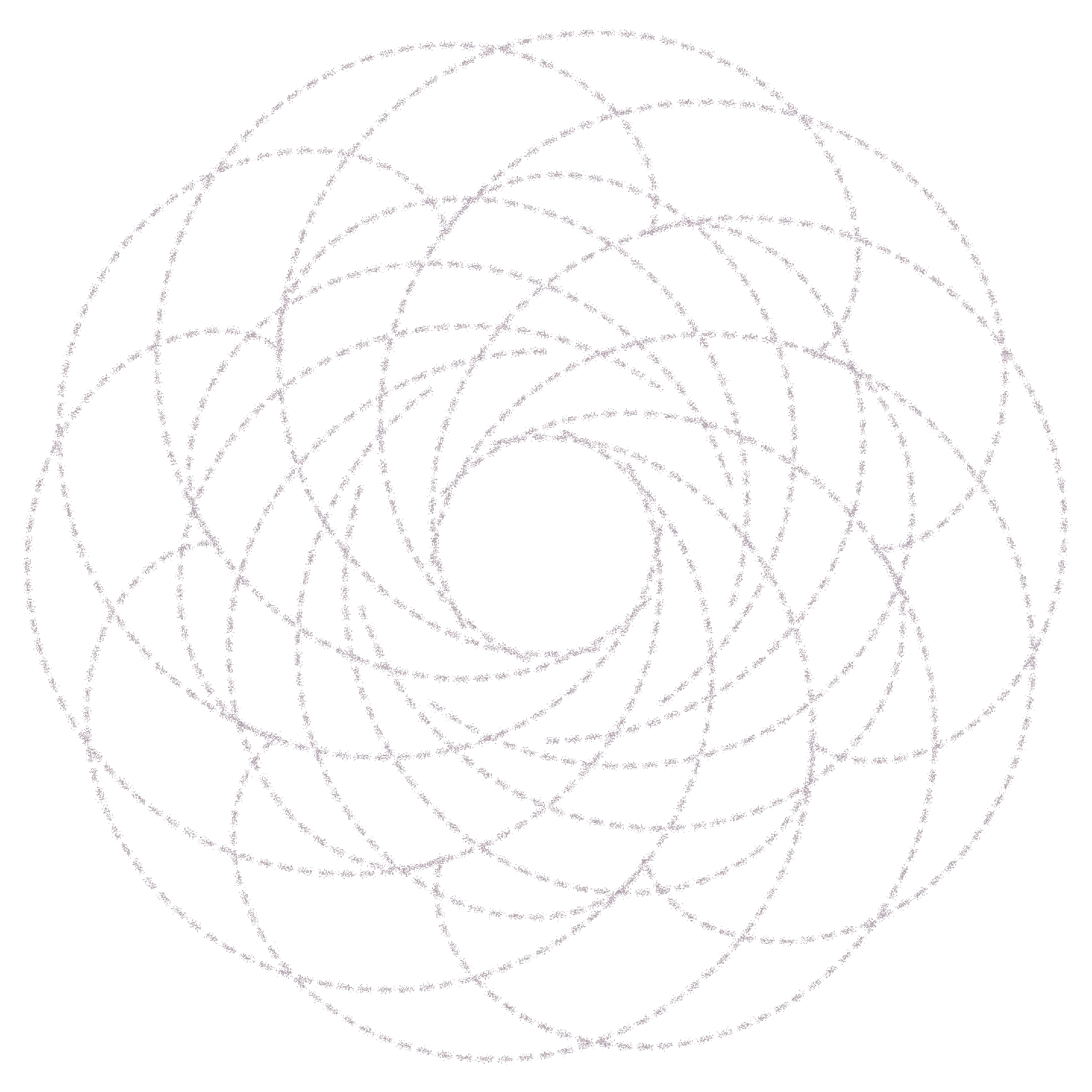 Damped Spiral - Braiding Generative Pattern