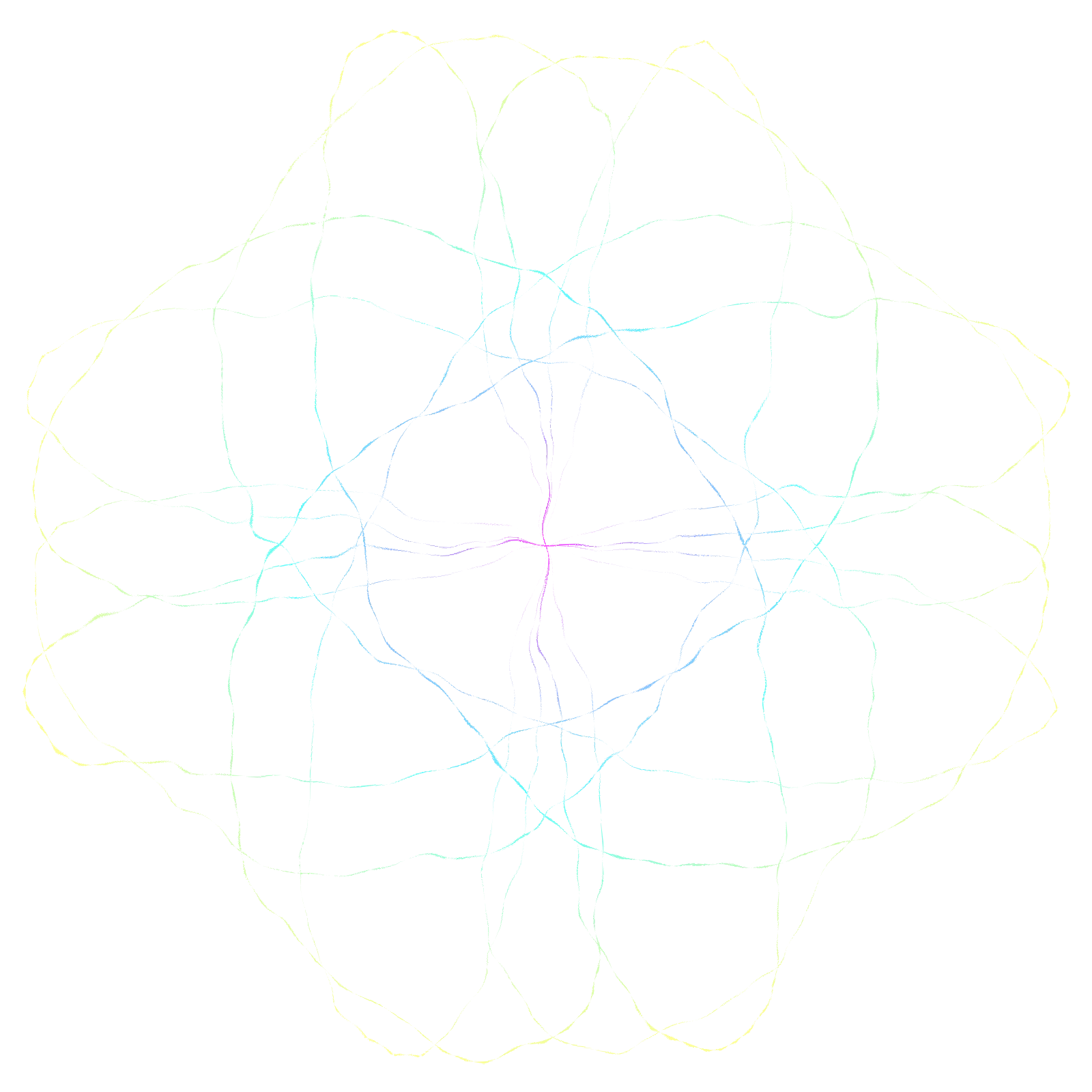 Smooth Mandelbrot - Shibori Generative Pattern