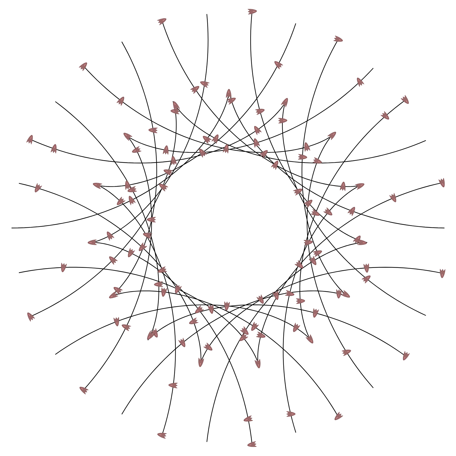 Hash Eccentric Cassini - Honeycomb Generative Pattern