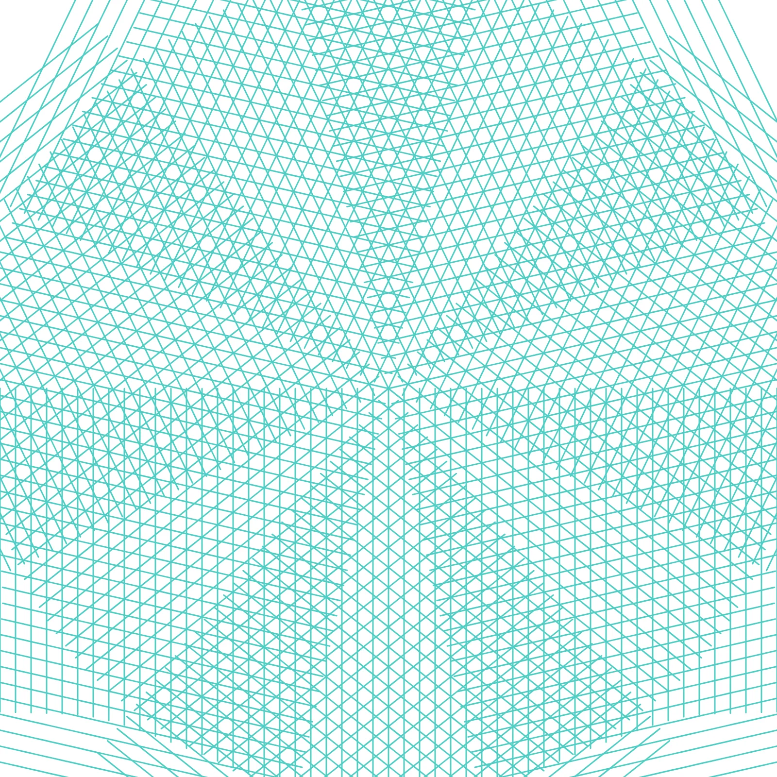 Breather Soliton - Fabric Painting Generative Pattern