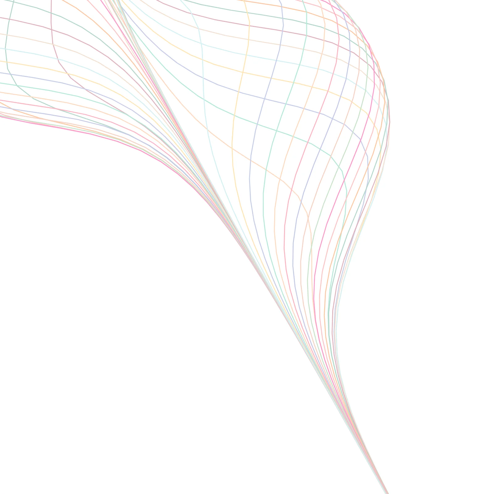 Weierstrass Function - Crewel Embroidery Generative Pattern