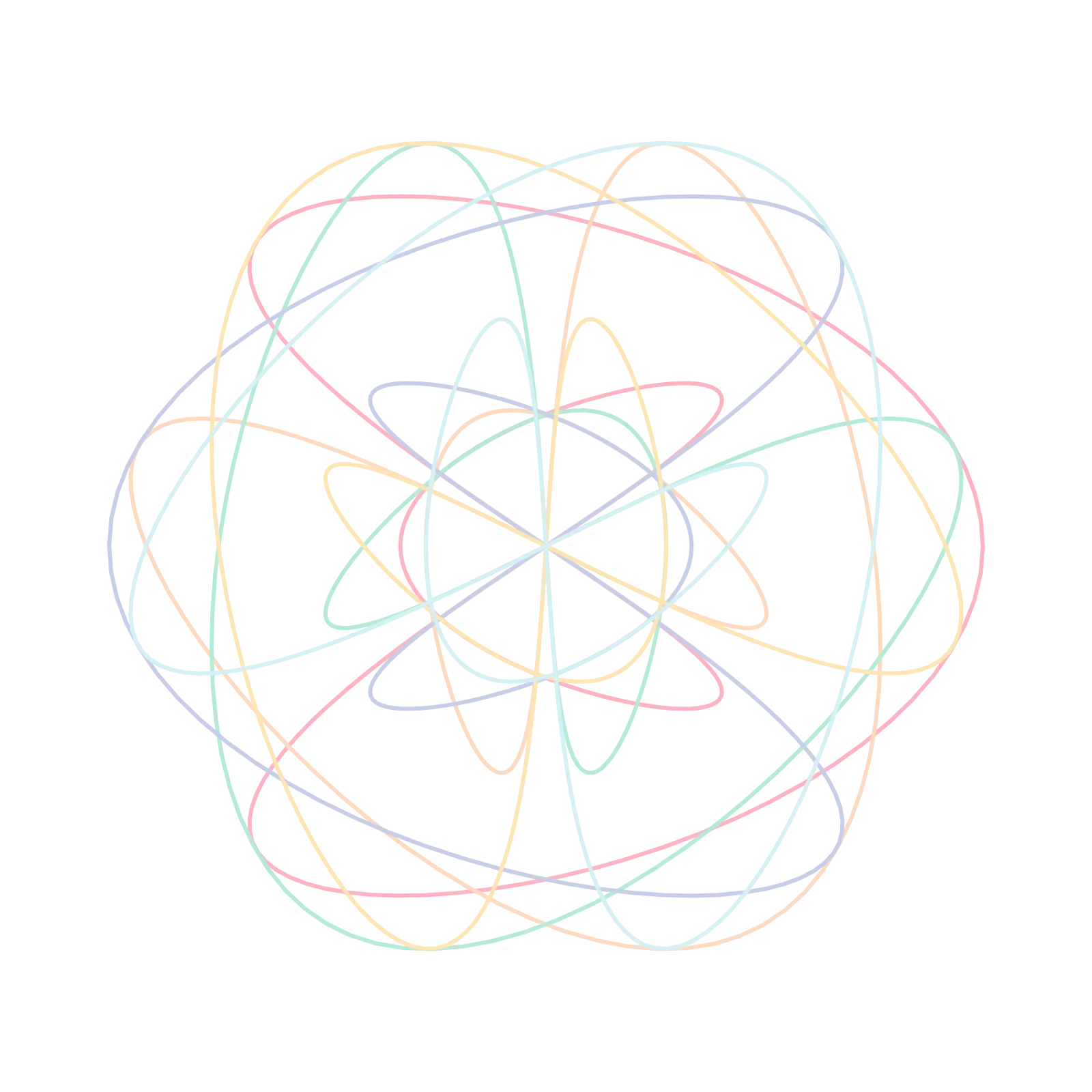 Hardy Function - Rose Floral Generative Pattern