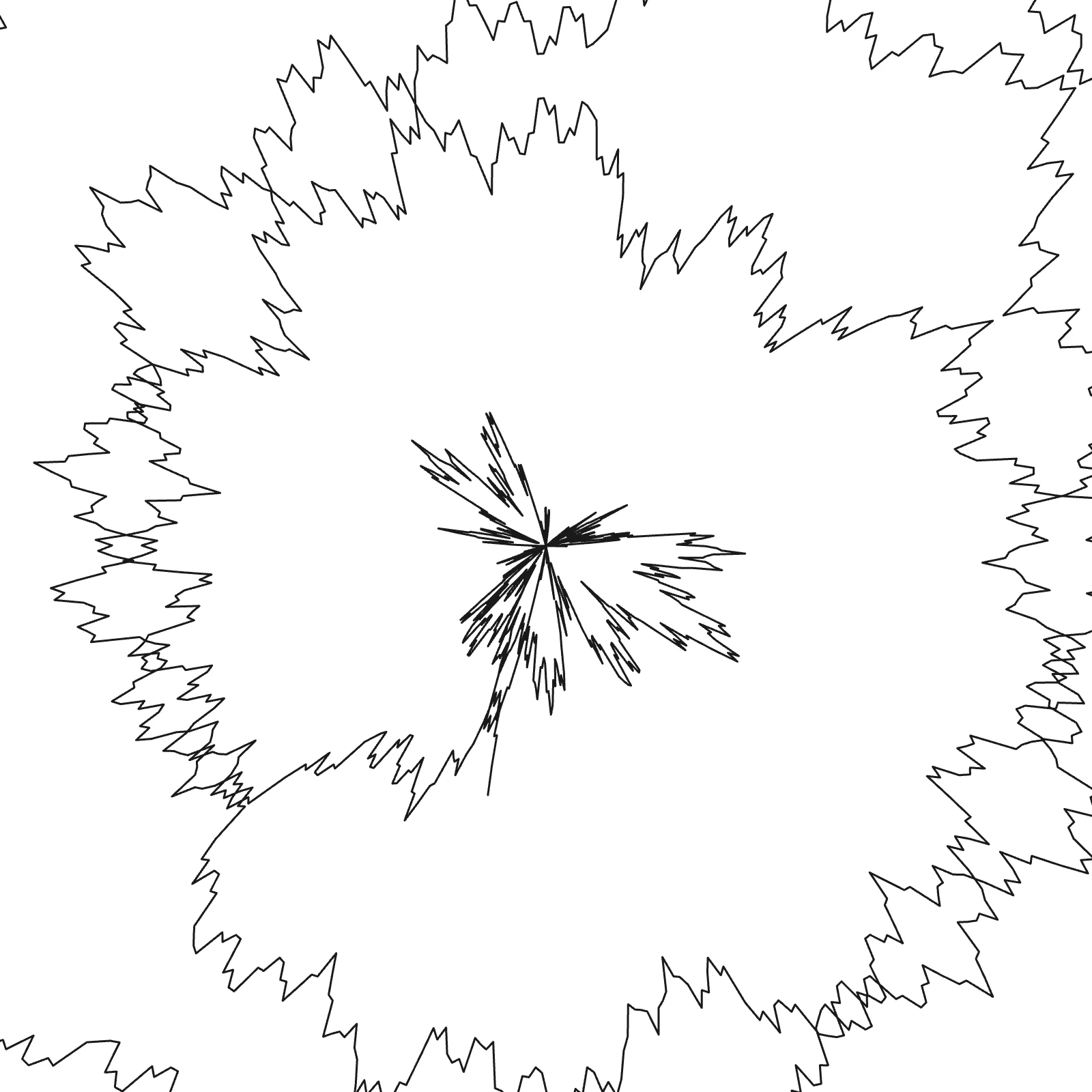 Hardy Function - Origami Cranes Generative Pattern