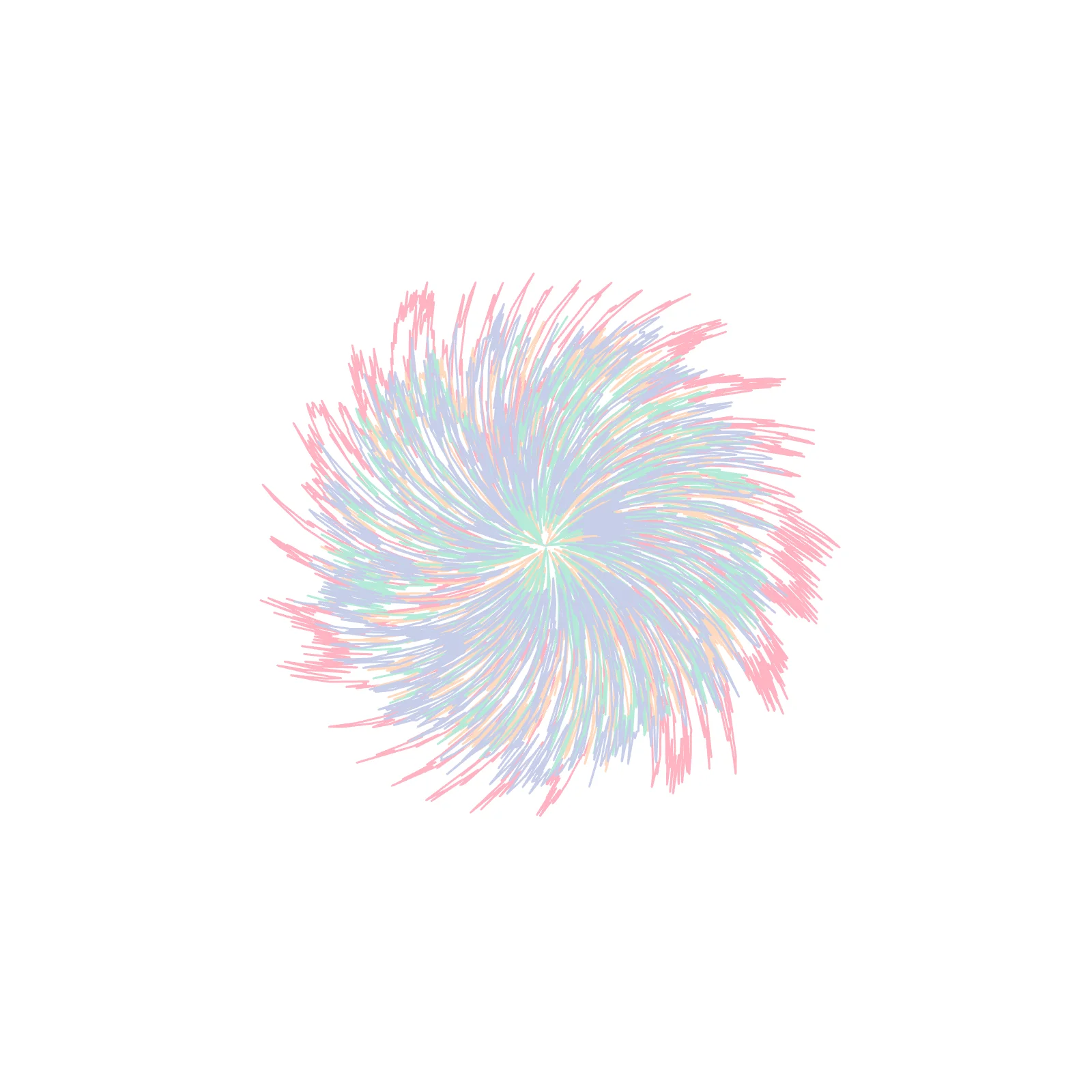 Drunkard's Path - Chevron Generative Pattern