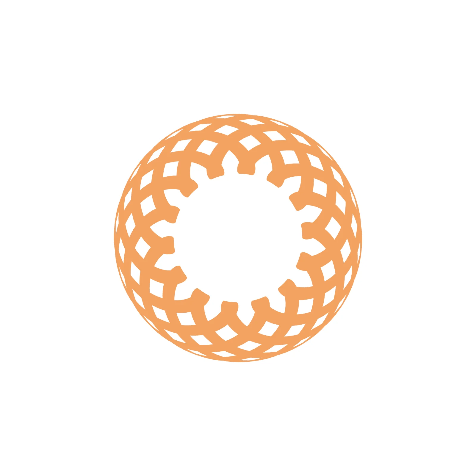 Deterministic Master Spirograph - Macramé Generative Pattern