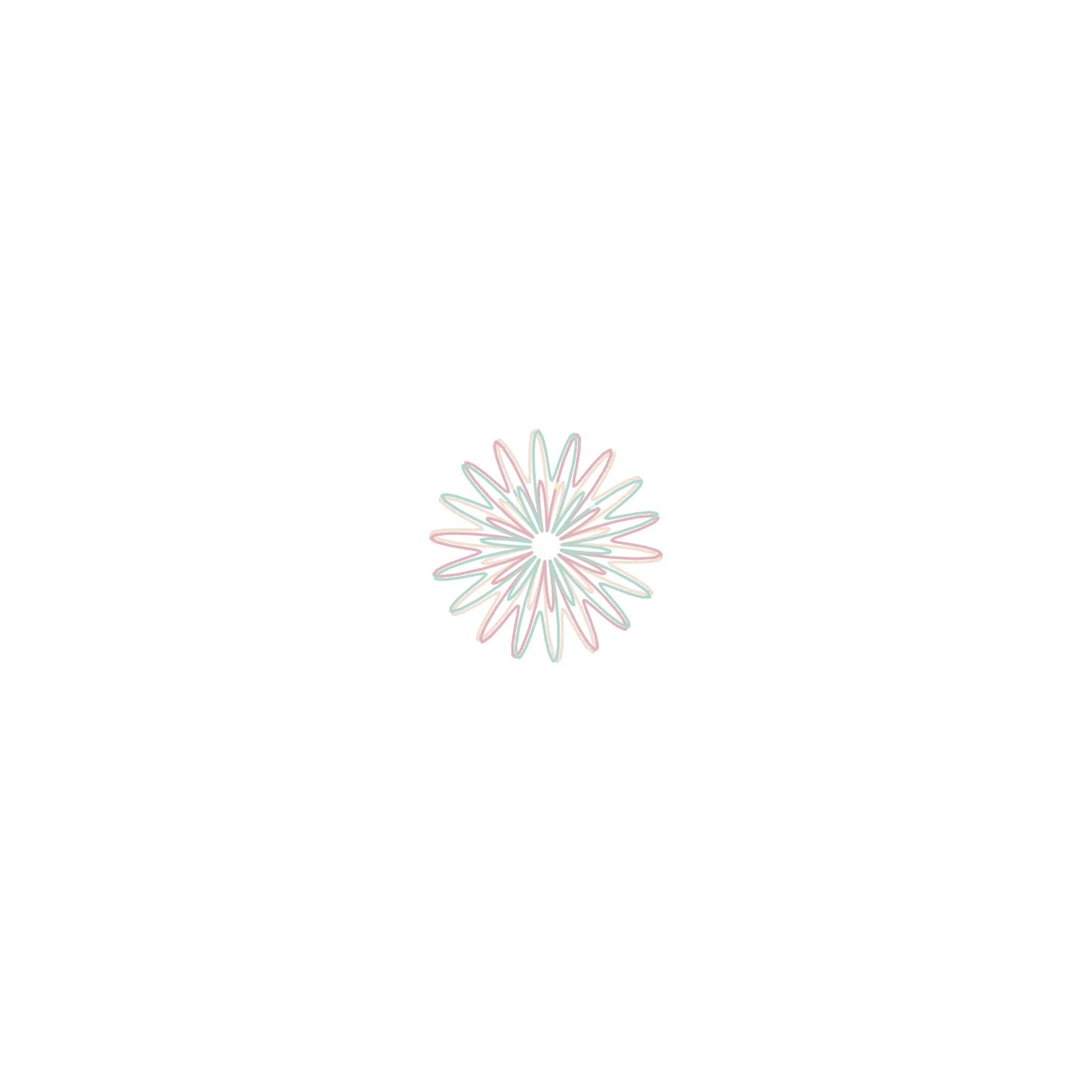 Peony - Chevron Generative Pattern