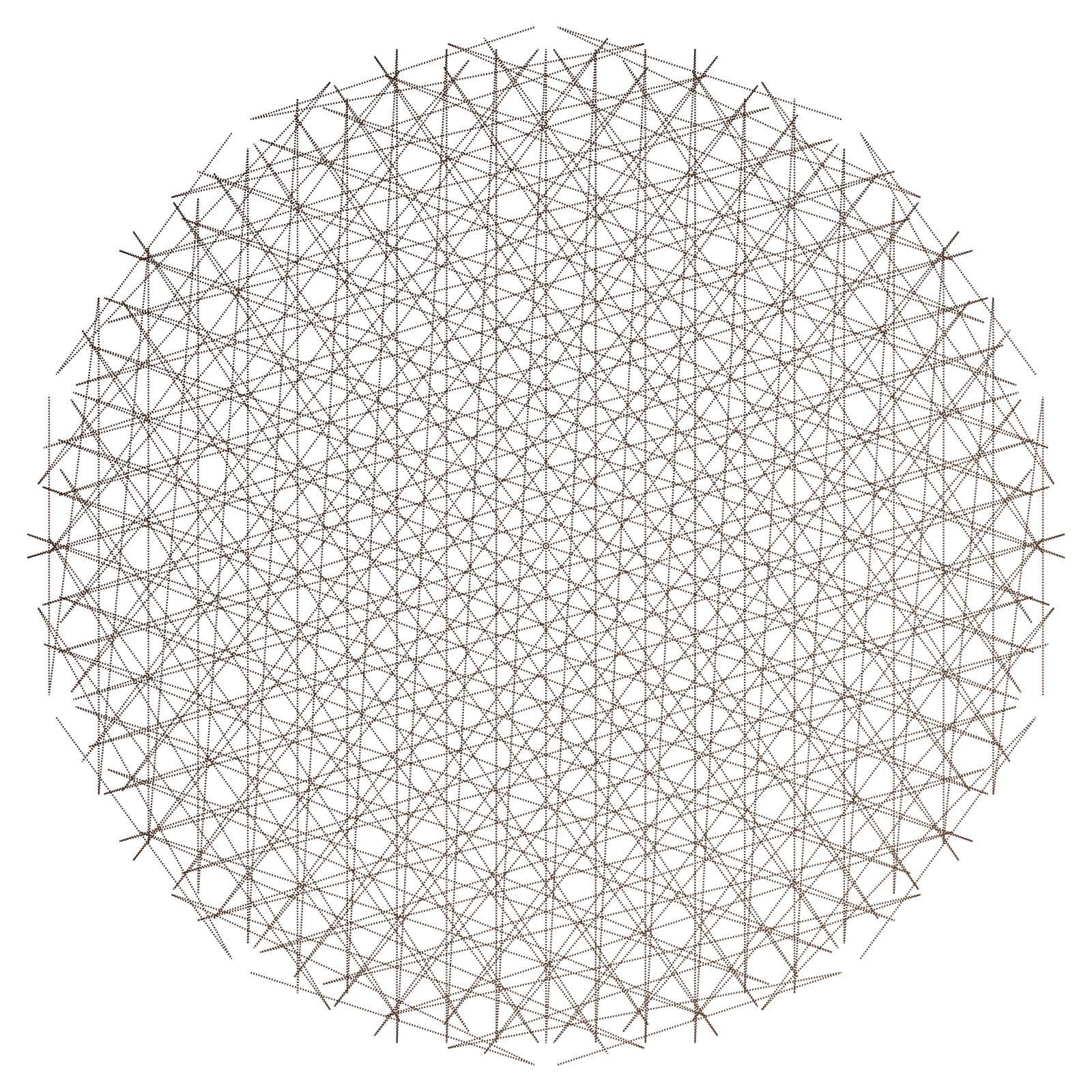 L-System Dragon - Cracked Porcelain Generative Pattern