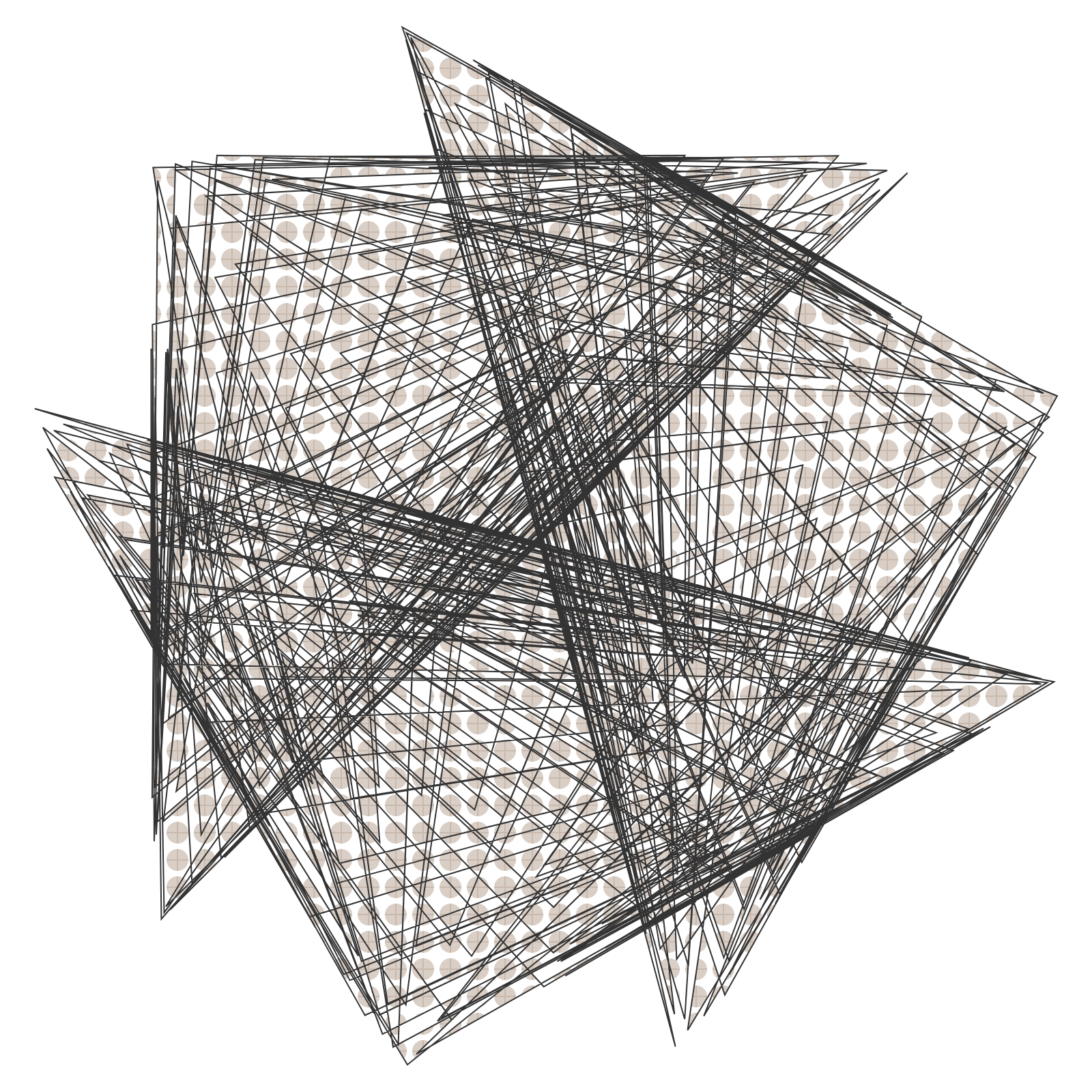 L-System Dragon - Tribal Geometric Generative Pattern