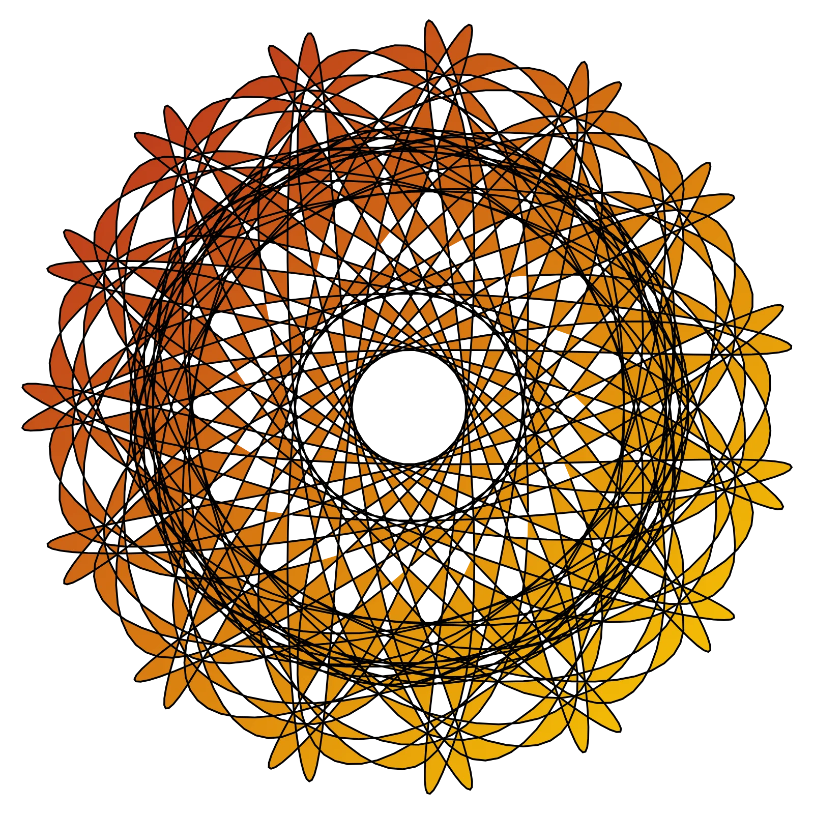 Compass Rose - Isometric Cubes Generative Pattern