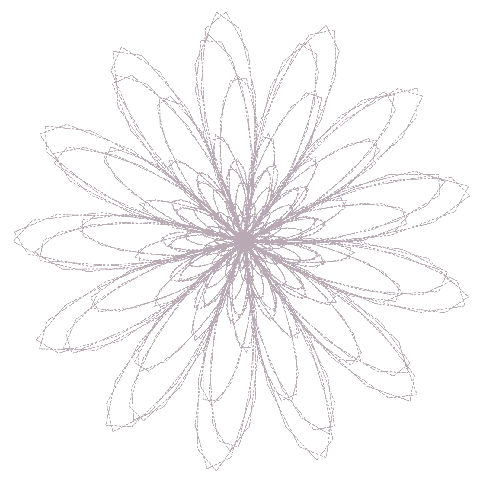 Breathing Witch - Mixed Media Stitching Generative Pattern