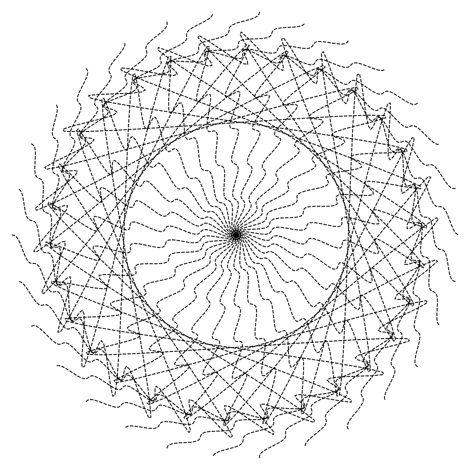 Golden Phyllotaxis Spiral