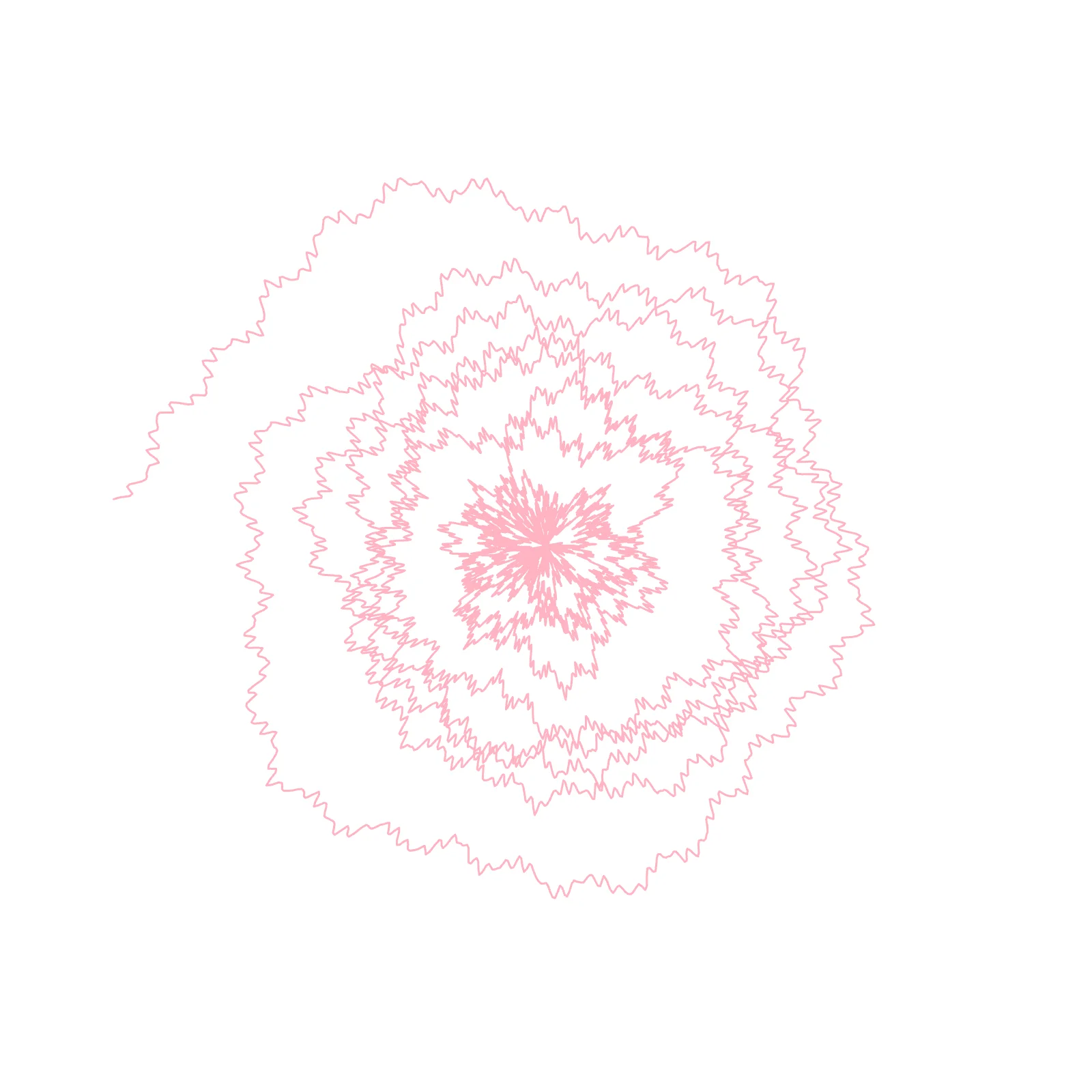 Breathing Logarithmic Spiral