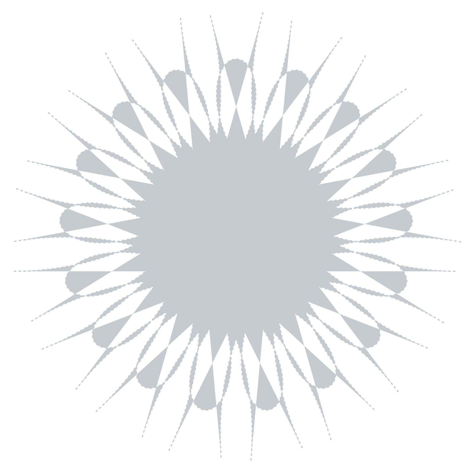 Moiré Archimedean Spiral